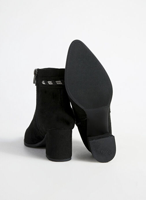 F By Fabrika Siyah Kadın Topuklu Bot MIYU - Görsel 5