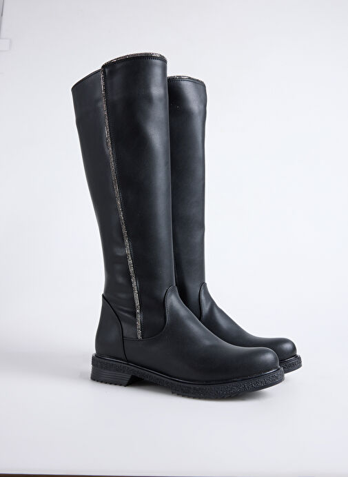 F By Fabrika Siyah Kadın Çizme CLARI - Görsel 3