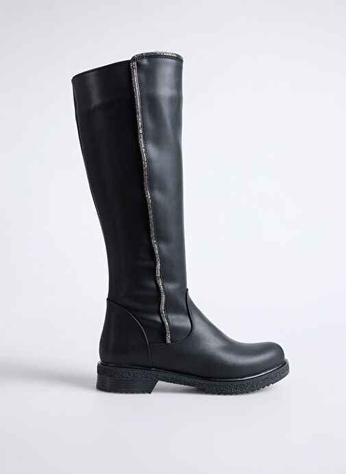 F By Fabrika Siyah Kadın Çizme CLARI - Görsel 2