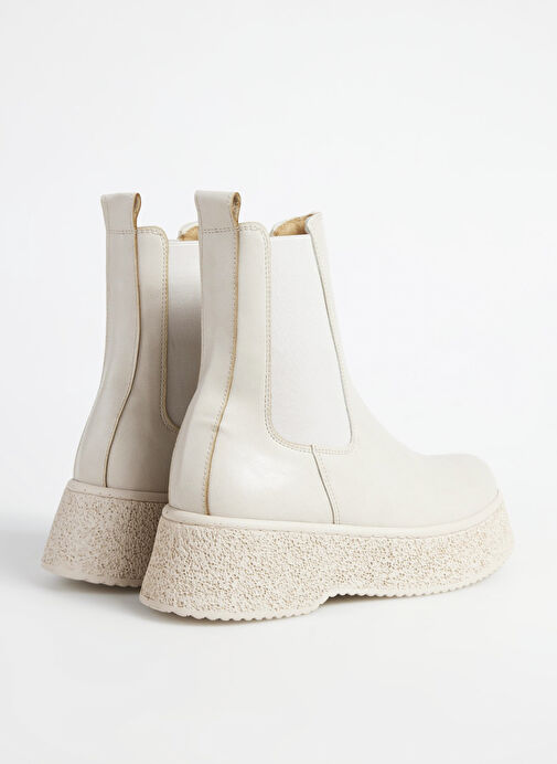F By Fabrika Ekru Kadın Bot LALKA - Görsel 4