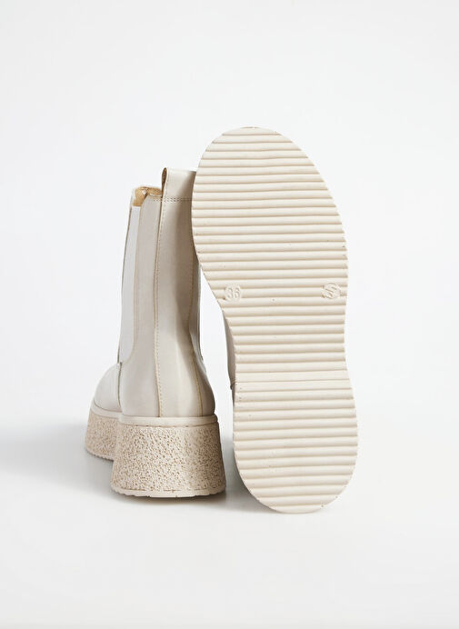 F By Fabrika Ekru Kadın Bot LALKA - Görsel 5