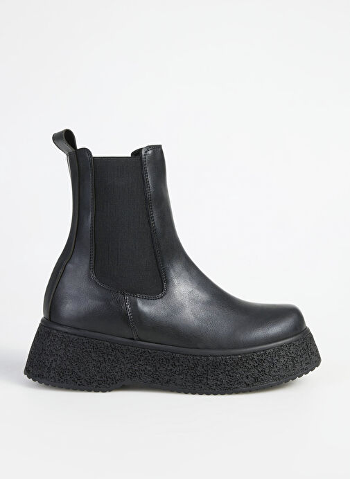 F By Fabrika Siyah Kadın Bot LALKA - Görsel 2