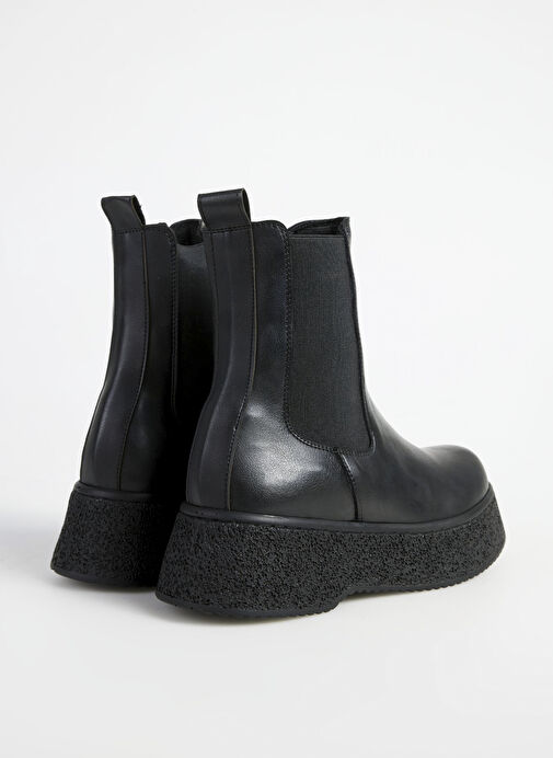 F By Fabrika Siyah Kadın Bot LALKA - Görsel 4