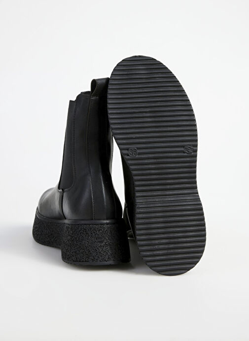 F By Fabrika Siyah Kadın Bot LALKA - Görsel 5