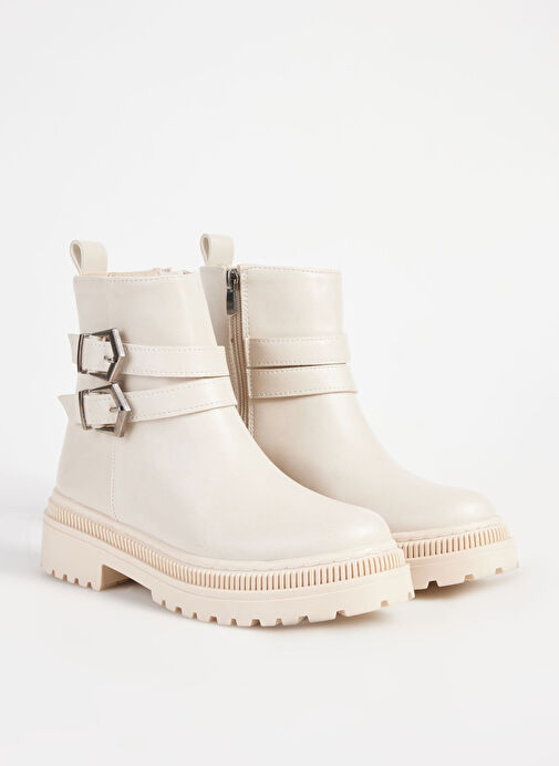 F By Fabrika Bej Kadın Bot HELEN - Görsel 3