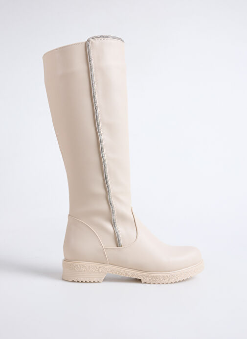 F By Fabrika Ekru Kadın Çizme CLARI - Görsel 2