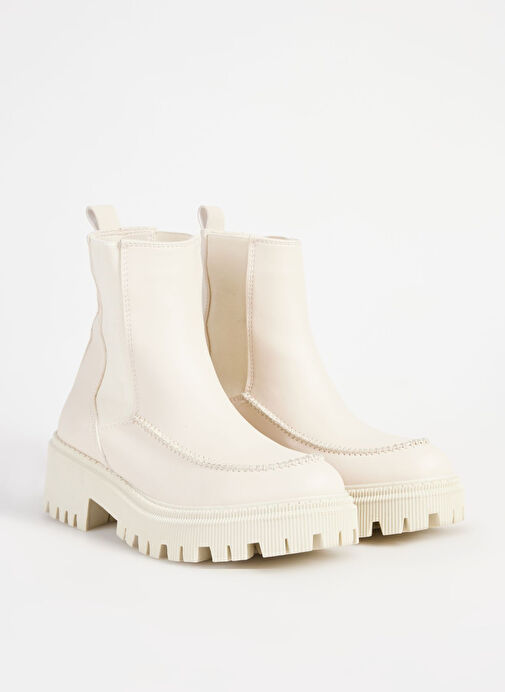 F By Fabrika Ekru Kadın Bot GRIM - Görsel 3