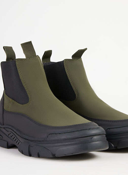 F By Fabrika Haki-Siyah Erkek Bot - Görsel 6