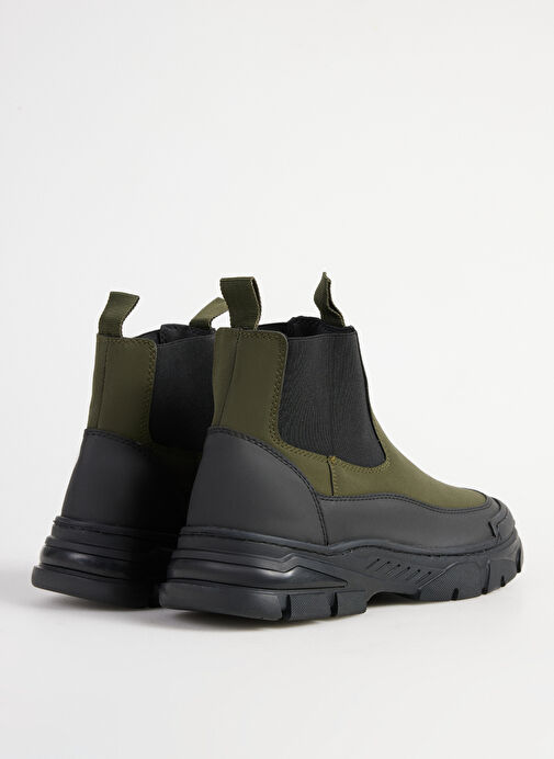 F By Fabrika Haki-Siyah Erkek Bot - Görsel 4