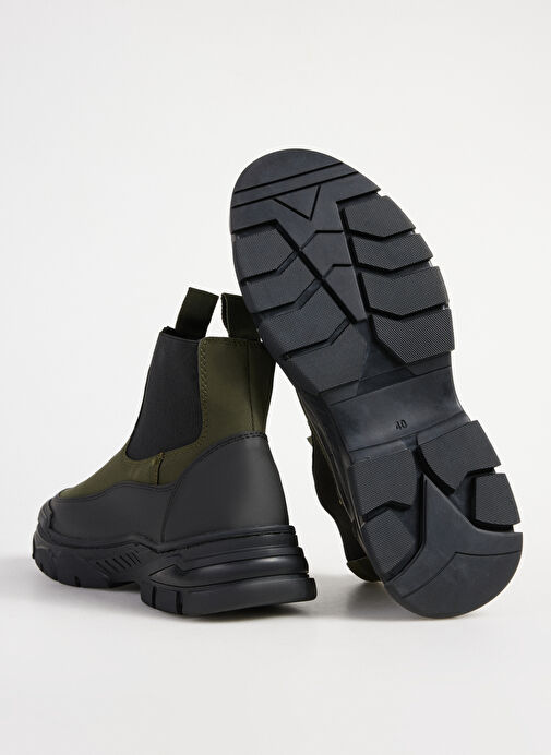 F By Fabrika Haki-Siyah Erkek Bot - Görsel 5