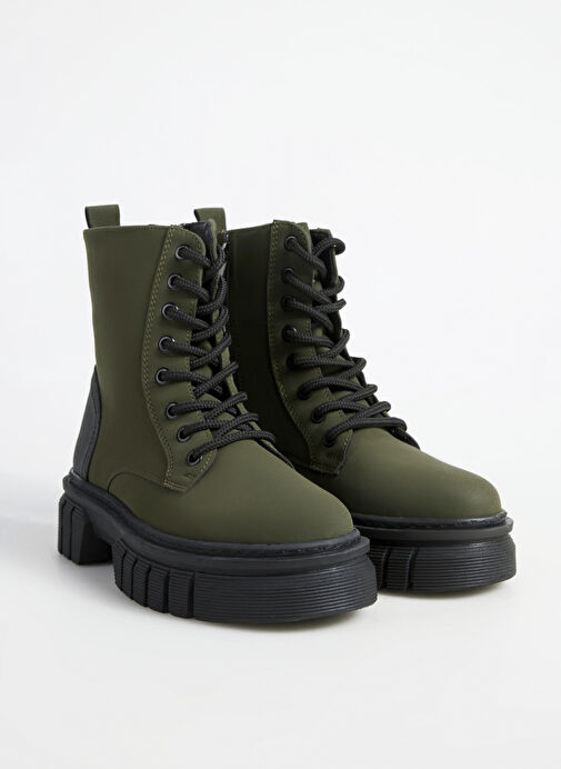 F By Fabrika Haki Kadın Bot HILVE - Görsel 3