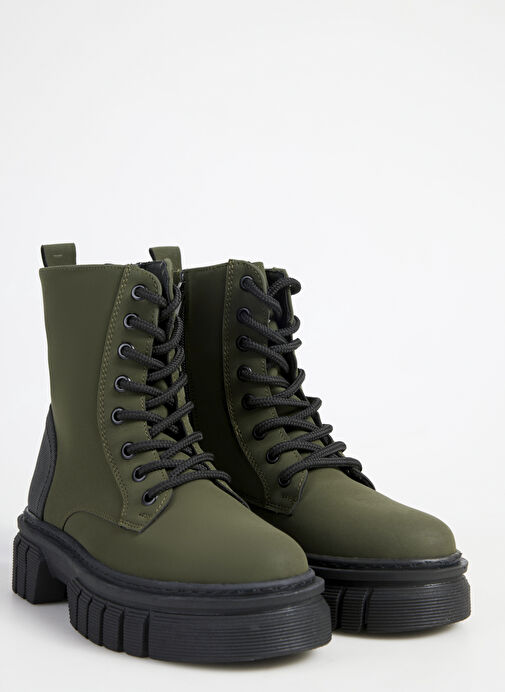 F By Fabrika Haki Kadın Bot HILVE - Görsel 6