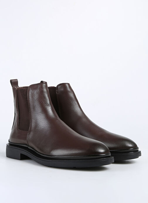 F By Fabrika Kahve Erkek Deri Bot KEVIN - Görsel 3