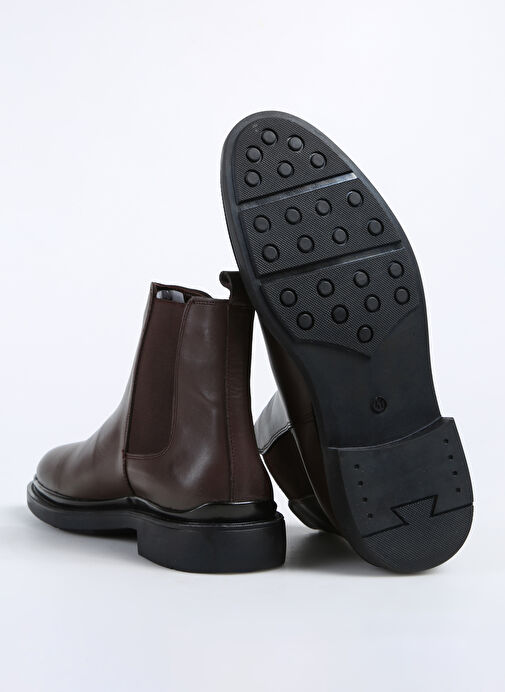 F By Fabrika Kahve Erkek Deri Bot KEVIN - Görsel 5