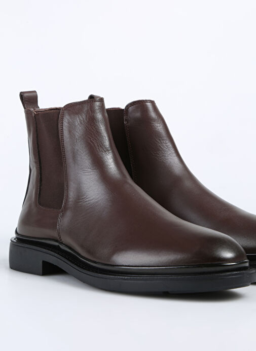 F By Fabrika Kahve Erkek Deri Bot KEVIN - Görsel 6