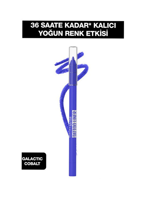 Maybelline New York Tattoo Liner Jel Göz Kalemi - Galatic Cobalt