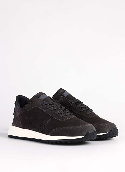 Fabrika Fabrika Gri Erkek Deri Sneaker BERTIE | Boyner Gri - 4. görsel