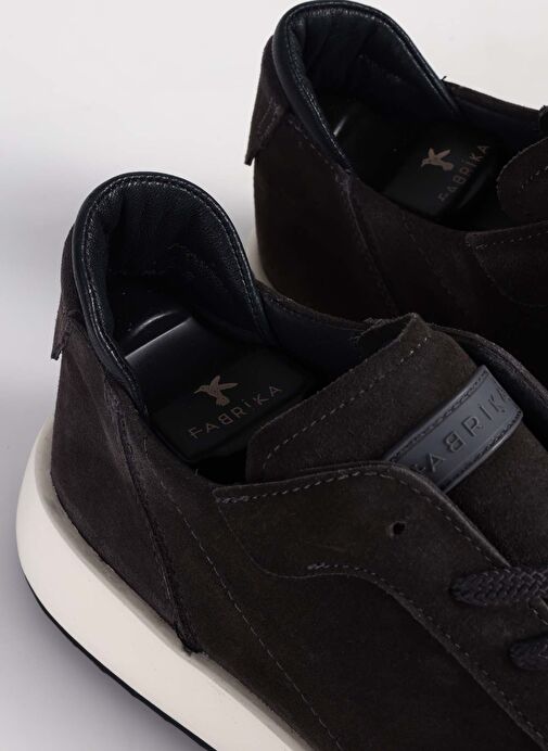 Fabrika Fabrika Gri Erkek Deri Sneaker BERTIE | Boyner Gri - 9. görsel