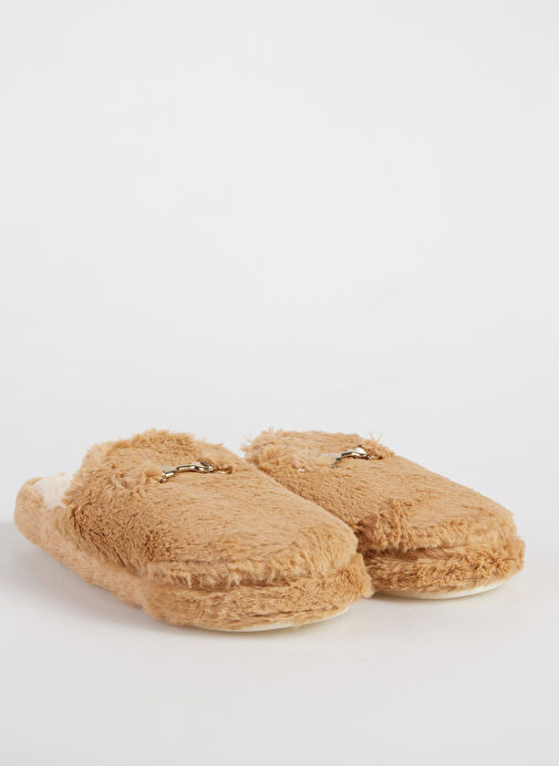 Fabrika Comfort Bej Kadın Ev Terliği BAILEY - Görsel 3