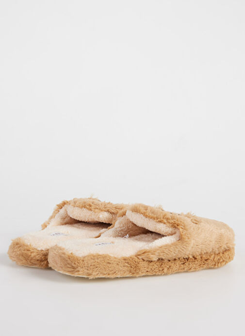 Fabrika Comfort Bej Kadın Ev Terliği BAILEY - Görsel 4