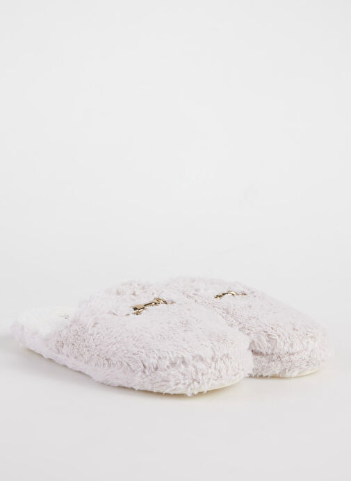 Fabrika Comfort Beyaz Kadın Ev Terliği BAILEY - Görsel 3