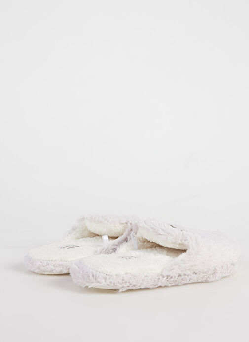 Fabrika Comfort Beyaz Kadın Ev Terliği BAILEY - Görsel 4