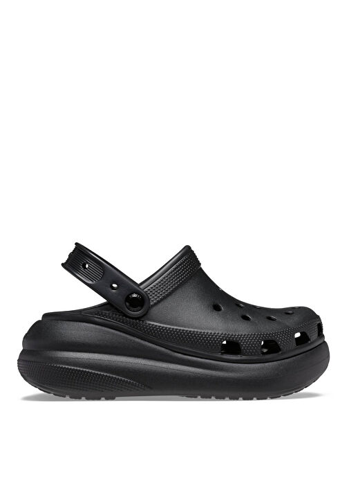Crocs Classic Crush Clog Siyah Kadın Plaj Terliği 207521_001 - Görsel 2