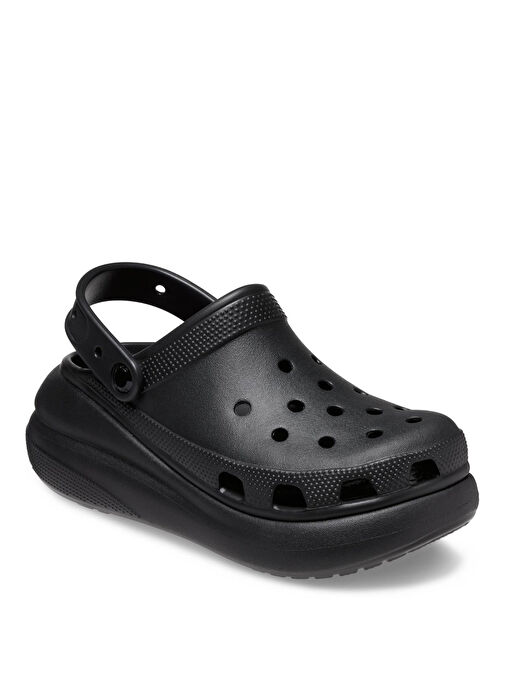 Crocs Classic Crush Clog Siyah Kadın Plaj Terliği 207521_001 - Görsel 4