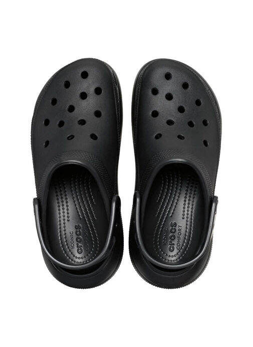 Crocs Classic Crush Clog Siyah Kadın Plaj Terliği 207521_001 - Görsel 5