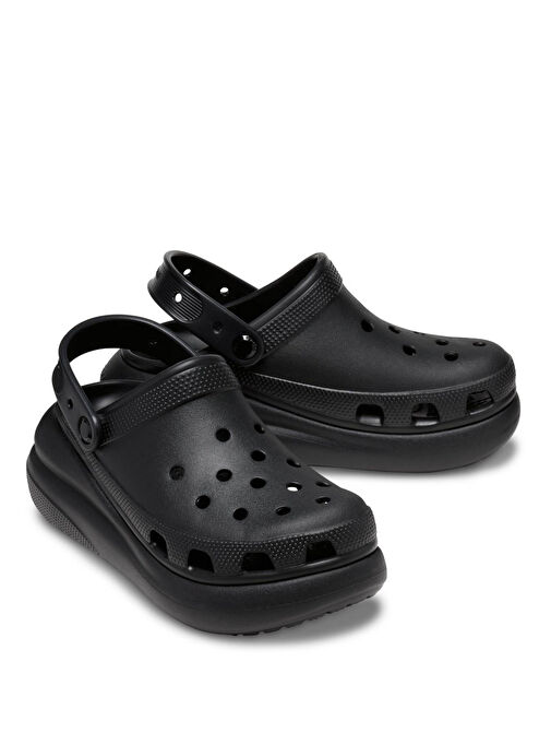 Crocs Classic Crush Clog Siyah Kadın Plaj Terliği 207521_001 - Görsel 6