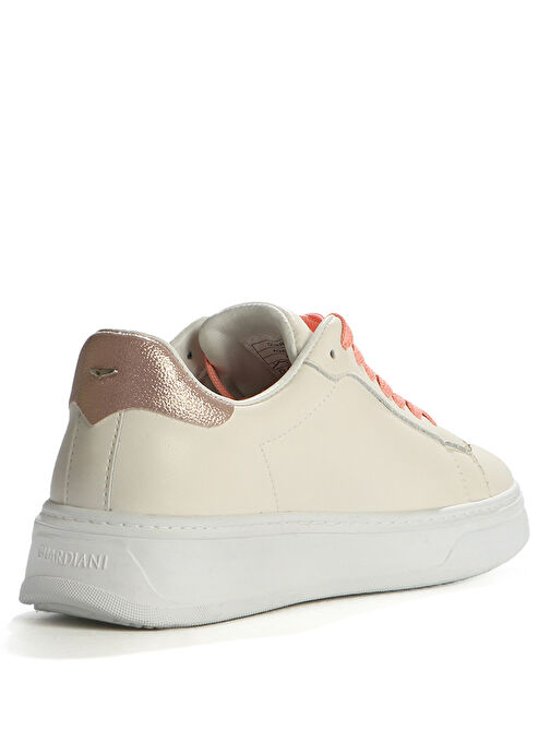Alberto Guardiani Beyaz-Pembe Kadın Deri Sneaker G03G100028 - Görsel 4
