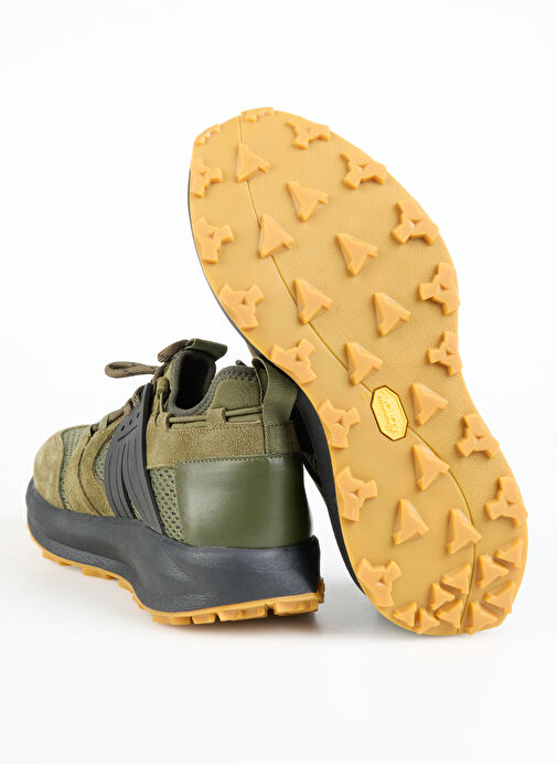 Discovery Expedition Haki Erkek deri Sneaker RUSTLE-DANY VİBRAM - Görsel 5