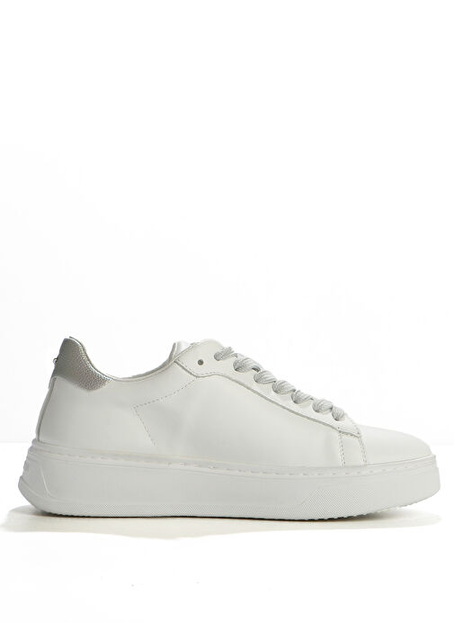 Alberto Guardiani Beyaz Kadın Deri Sneaker G03G100028 - Görsel 3