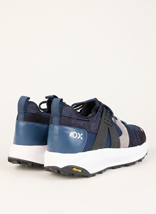 Discovery Expedition Lacivert-Gri Erkek deri Sneaker RUSTLE-DANY VİBRAM - Görsel 4