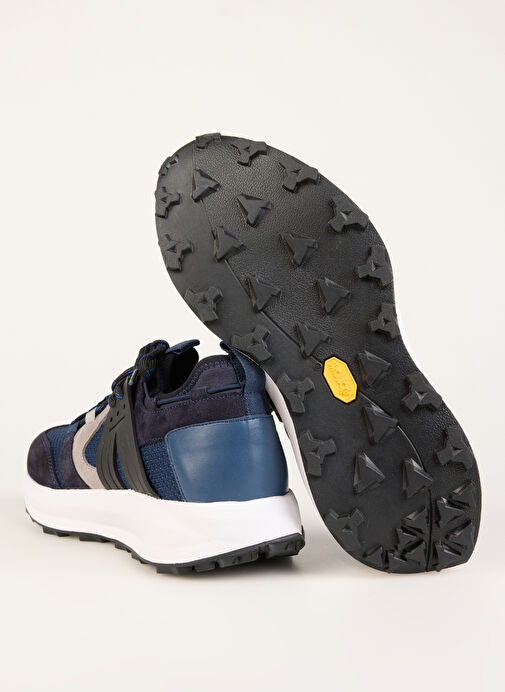 Discovery Expedition Lacivert-Gri Erkek deri Sneaker RUSTLE-DANY VİBRAM - Görsel 5