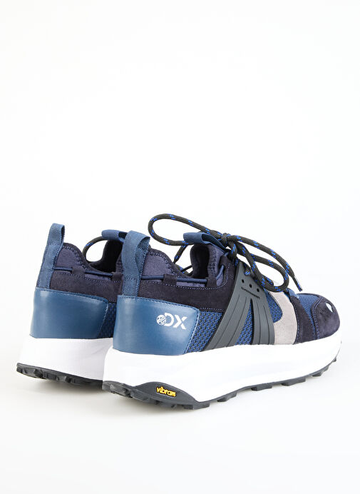 Discovery Expedition Lacivert-Gri Erkek deri Sneaker RUSTLE-DANY VİBRAM - Görsel 9