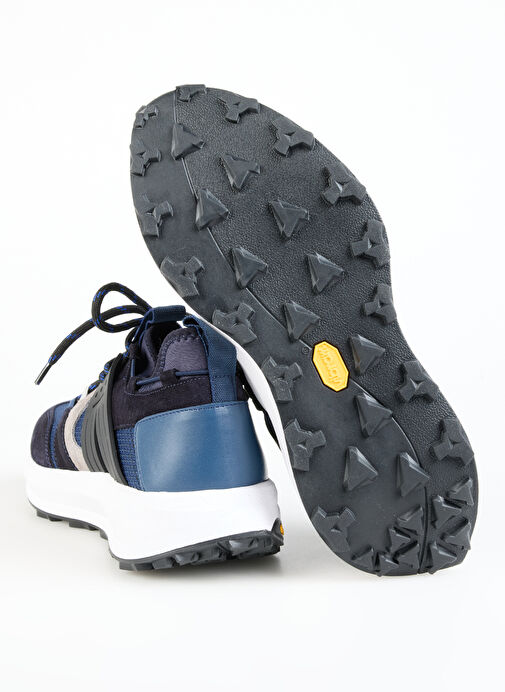 Discovery Expedition Lacivert-Gri Erkek deri Sneaker RUSTLE-DANY VİBRAM - Görsel 10