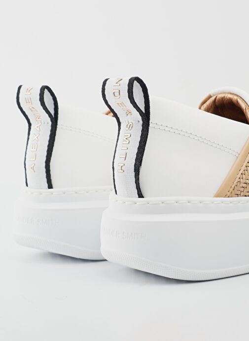 Alexander Smith Beyaz-Bej Kadın Deri - Kumaş Sneaker ASAZWYW0431NUE - Görsel 6