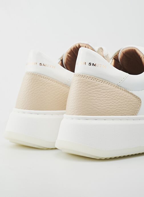 Alexander Smith Beyaz-Krem Kadın Deri Sneaker ASAZHWW1540NUW - Görsel 6