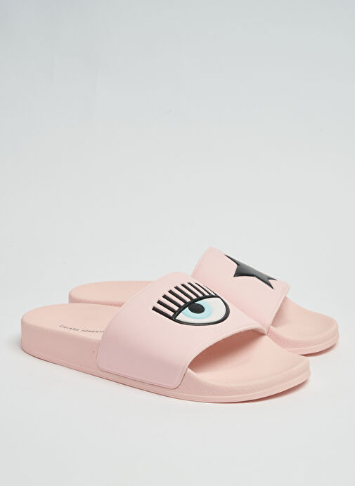 Chiara Ferragni Pembe Kadın Plaj Terliği CF2955_012 - Görsel 3