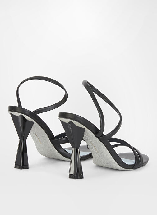 Chiara Ferragni Siyah Kadın Topuklu Ayakkabı CF3341_001 - Görsel 4