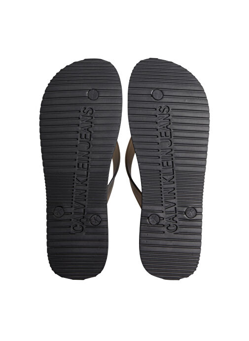 Calvin Klein Siyah-Beyaz Erkek Plaj Terliği BEACH SANDAL MONOGRAM TPU - Görsel 6