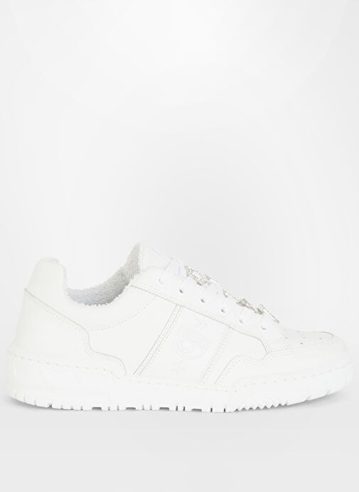 Chiara Ferragni Beyaz Kadın Deri Sneaker CF3302_009 - Görsel 2