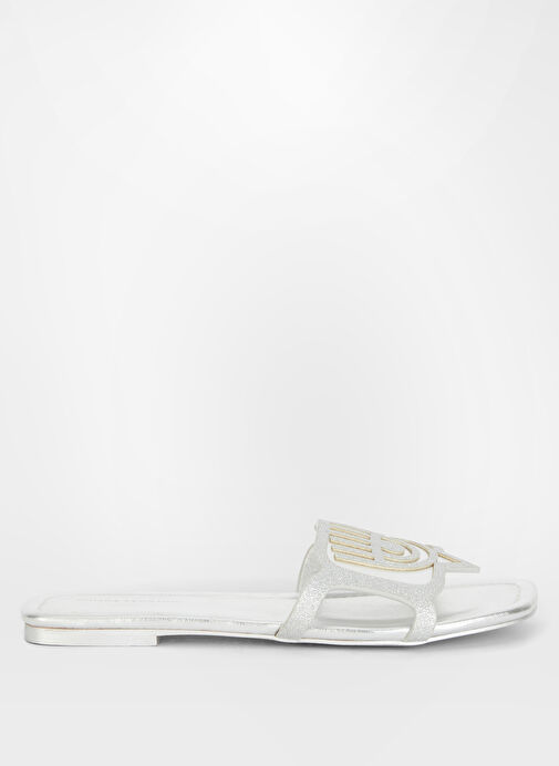 Chiara Ferragni Gümüş Kadın Terlik CF3361_004 - Görsel 2