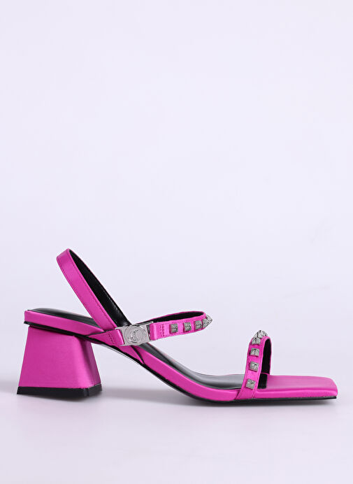 Just Cavalli Pembe Kadın Topuklu Sandalet FONDO CHANI W29C SHOES - Görsel 2