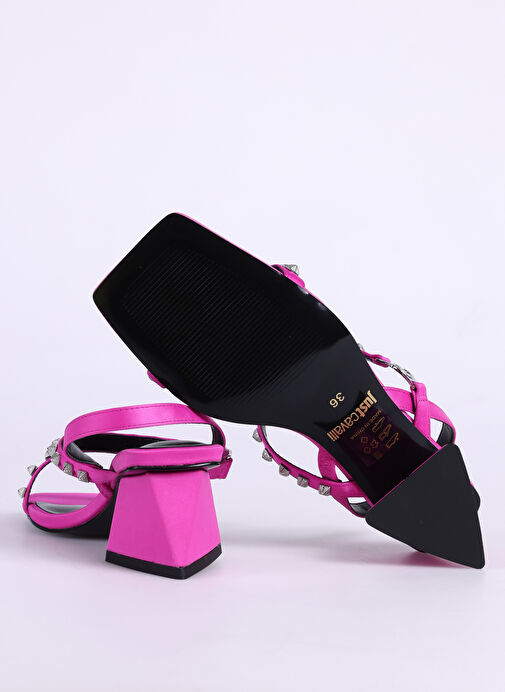 Just Cavalli Pembe Kadın Topuklu Sandalet FONDO CHANI W29C SHOES - Görsel 5