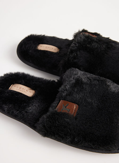 Fabrika Comfort Siyah Kadın Ev Terliği ALDA - Görsel 4