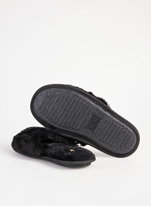 Fabrika Comfort Siyah Kadın Ev Terliği ALDA - Görsel 6