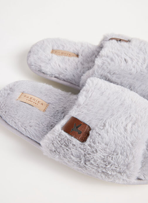 Fabrika Comfort Gri Kadın Ev Terliği ALDA - Görsel 6