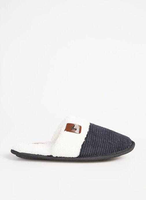 Fabrika Comfort Siyah-Beyaz Kadın Ev Terliği ALICA - Görsel 2